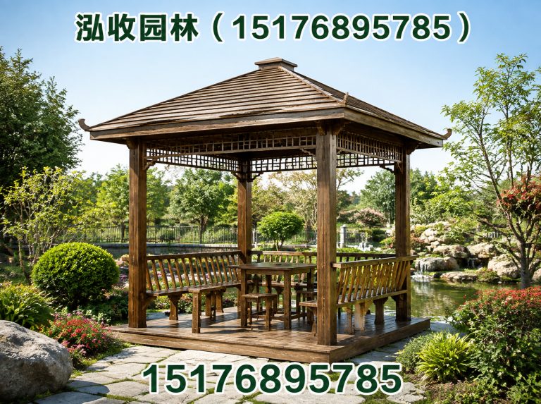 阿坝京津冀防腐木工程展示图